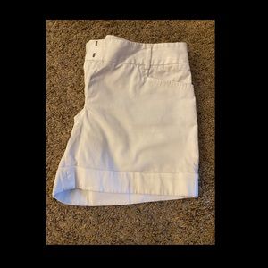 Express white shorts